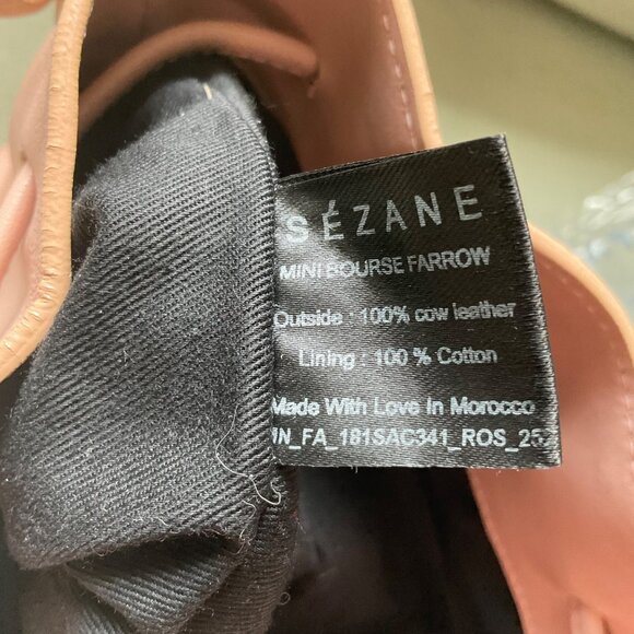 RARE cute cute Sezane Mini Farrow Bag in Pink - Picture 9 of 12